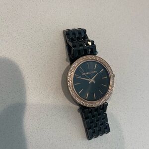 Michael Kors Black and Gold Watch